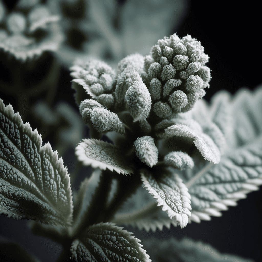 szanta zwyczajna Marrubium vulgare zioła naturalne leczenie