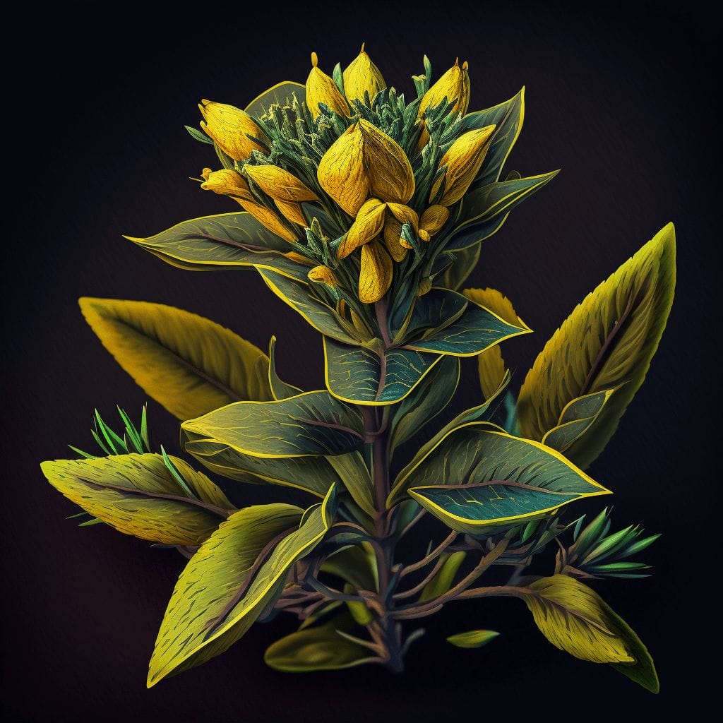 goryczka żółta Gentiana lutea zioła na trawienie naturalne leki