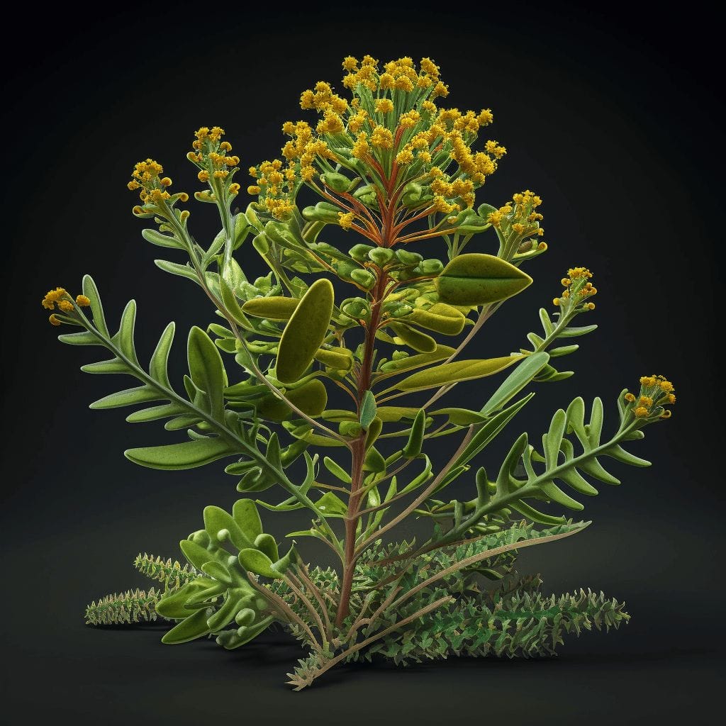 starzec leśny Senecio sylvaticus rośliny lecznicze zioła