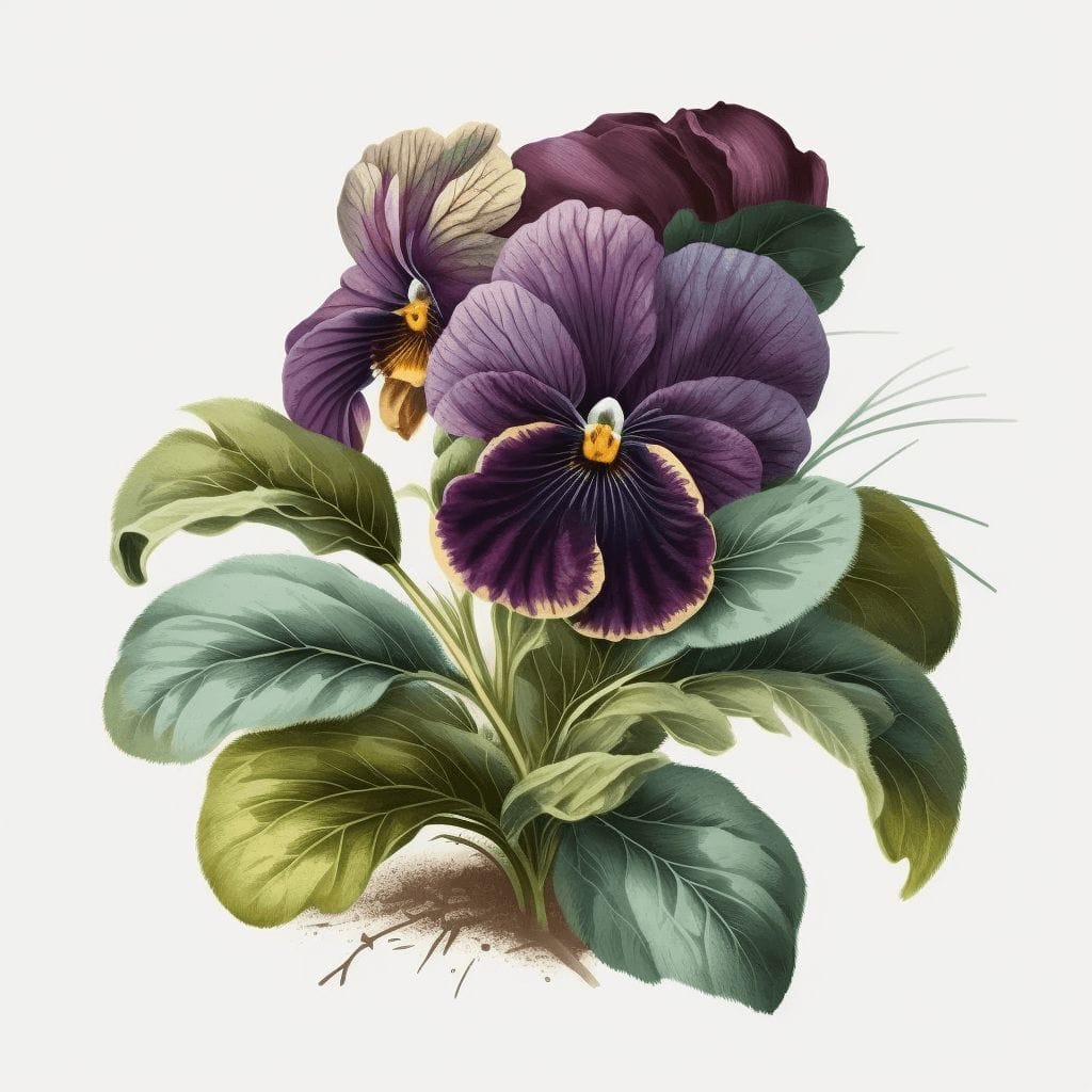 fiołek trójbarwny Viola tricolor kwiaty fiołka uprawa fiołka