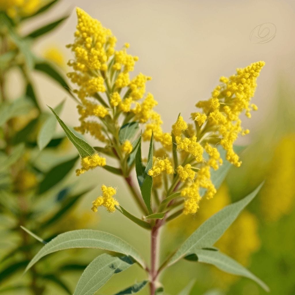 European goldenrod, herb, plant, nature, medicinal, health