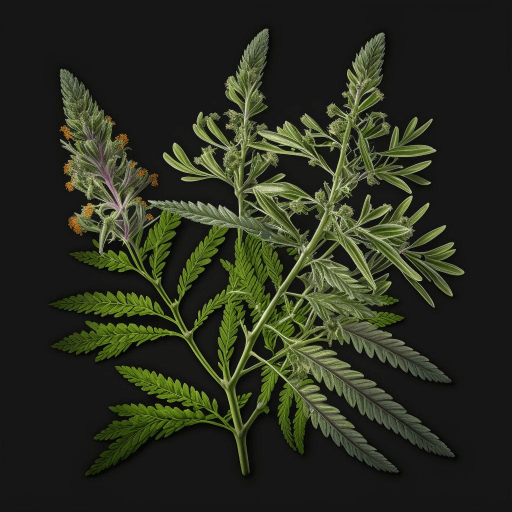 bylica pospolita Artemisia vulgaris zioła naturalne lekarstwa